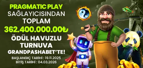 PRAGMATIC PLAY SAĞLAYICISINDAN DEV TURNUVA! 

